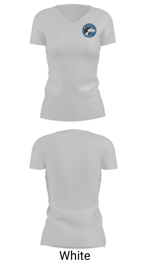 Women's Short Sleeve Vneck Shirt, Hanby Middle School Basketball, Women's Basketball, Teamtime, Team time, sublimation, custom sports apparel, team uniforms, spirit wear, spiritwear, sports uniforms, custom shirts, team store, custom team store, fundraiser sports, apparel fundraiser