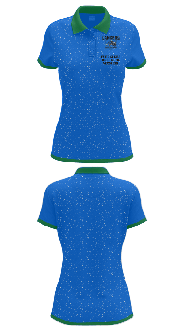 Women's Short Sleeve Performance Polo, L'Anse Creuse High School Wrestling, Wrestling, Teamtime, Team time, sublimation, custom sports apparel, team uniforms, spirit wear, spiritwear, sports uniforms, custom shirts, team store, custom team store, fundraiser sports, apparel fundraiser
