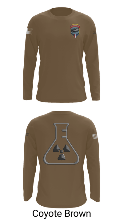 USS Mississippi 78195708 Long Sleeve Performance Shirt - 11