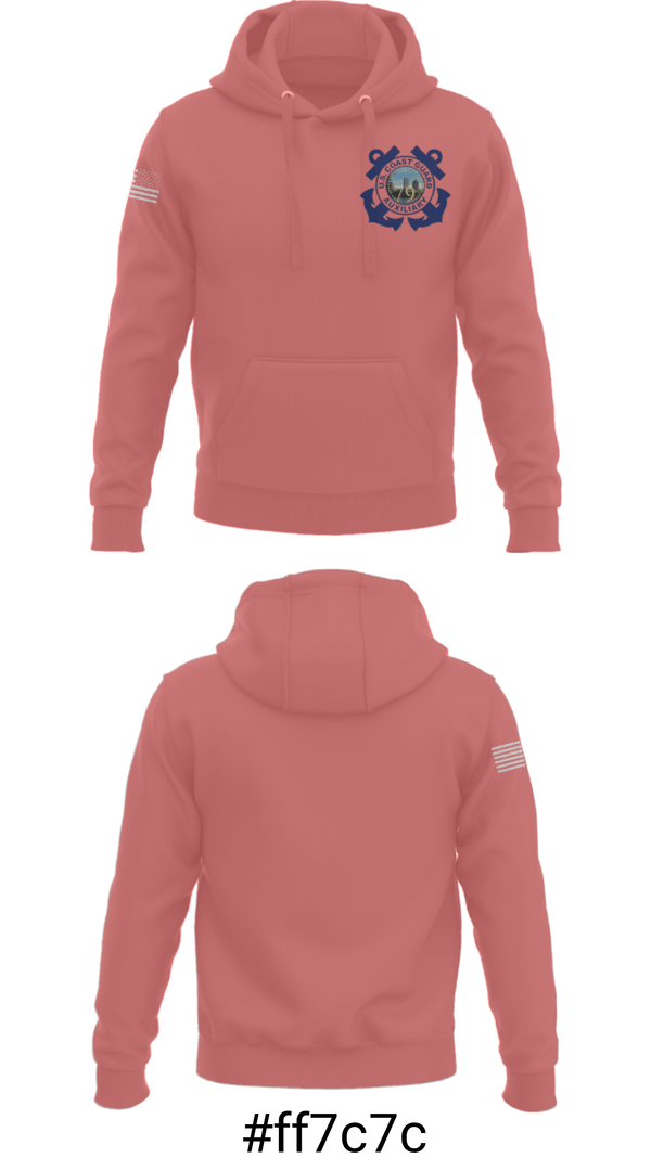 Hoodie, , Coast Guard, Teamtime, Team time, sublimation, custom sports apparel, team uniforms, spirit wear, spiritwear, sports uniforms, custom shirts, team store, custom team store, fundraiser sports, apparel fundraiser