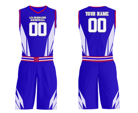 Womens Reversible Basketball Jersey, Lil Dribblers Basketball, Men's Basketball, Teamtime, Team time, sublimation, custom sports apparel, team uniforms, spirit wear, spiritwear, sports uniforms, custom shirts, team store, custom team store, fundraiser sports, apparel fundraiser