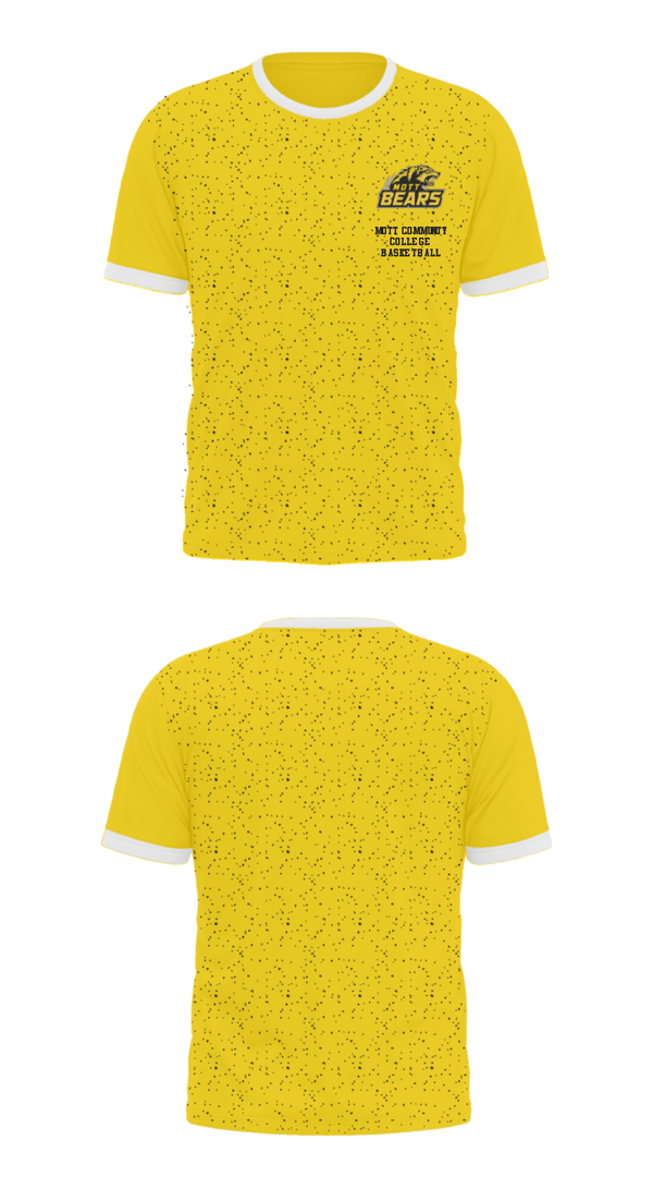 Short Sleeve Performance Shirt, Mott Community College Basketball, Men's Basketball, Teamtime, Team time, sublimation, custom sports apparel, team uniforms, spirit wear, spiritwear, sports uniforms, custom shirts, team store, custom team store, fundraiser sports, apparel fundraiser