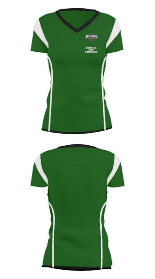 Women's Short Sleeve Vneck Shirt, Norwalk High Wrestling, Wrestling, Teamtime, Team time, sublimation, custom sports apparel, team uniforms, spirit wear, spiritwear, sports uniforms, custom shirts, team store, custom team store, fundraiser sports, apparel fundraiser
