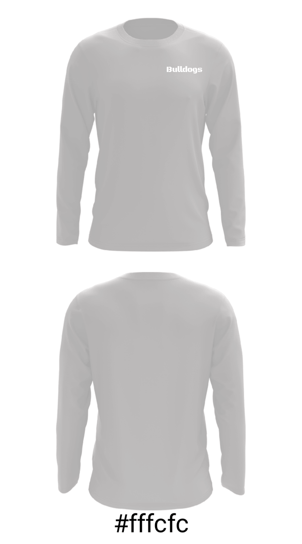 Long Sleeve Performance Shirt, Bulldogs, Men's Basketball, Teamtime, Team time, sublimation, custom sports apparel, team uniforms, spirit wear, spiritwear, sports uniforms, custom shirts, team store, custom team store, fundraiser sports, apparel fundraiser