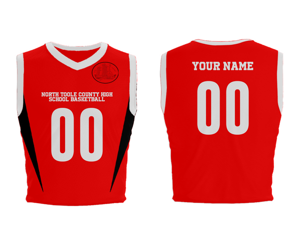 Mens Basketball Jersey, North Toole County High School Basketball, Men's Basketball, Teamtime, Team time, sublimation, custom sports apparel, team uniforms, spirit wear, spiritwear, sports uniforms, custom shirts, team store, custom team store, fundraiser sports, apparel fundraiser