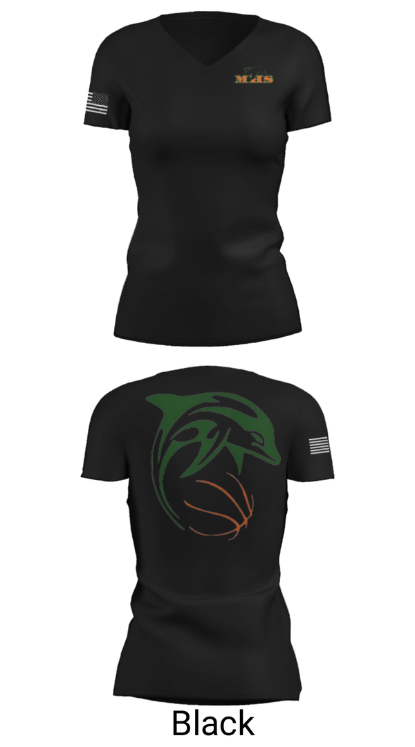 Women's Short Sleeve Vneck Shirt, Crawford Mosley High School Basketball, Men's Basketball, Teamtime, Team time, sublimation, custom sports apparel, team uniforms, spirit wear, spiritwear, sports uniforms, custom shirts, team store, custom team store, fundraiser sports, apparel fundraiser