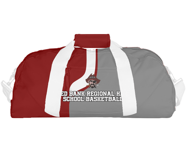 Duffle Bag, Red Bank Regional High School Basketball, Women's Basketball, Teamtime, Team time, sublimation, custom sports apparel, team uniforms, spirit wear, spiritwear, sports uniforms, custom shirts, team store, custom team store, fundraiser sports, apparel fundraiser