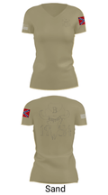 GOD'S GANGSTER'S 76621541 Women's Short Sleeve V-neck Shirt - 44