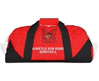 Duffle Bag, Mansfield High School Basketball, Men's Basketball, Teamtime, Team time, sublimation, custom sports apparel, team uniforms, spirit wear, spiritwear, sports uniforms, custom shirts, team store, custom team store, fundraiser sports, apparel fundraiser
