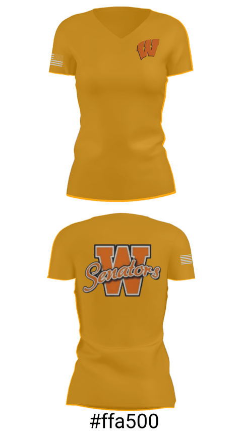 Women's Short Sleeve Vneck Shirt, Portsmouth West High School Basketball, Women's Basketball, Teamtime, Team time, sublimation, custom sports apparel, team uniforms, spirit wear, spiritwear, sports uniforms, custom shirts, team store, custom team store, fundraiser sports, apparel fundraiser