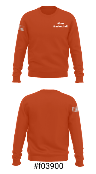 Crew Neck Sweatshirt, Slam Basketball, Women's Basketball, Teamtime, Team time, sublimation, custom sports apparel, team uniforms, spirit wear, spiritwear, sports uniforms, custom shirts, team store, custom team store, fundraiser sports, apparel fundraiser