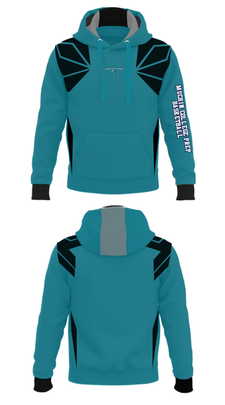Hoodie, Muchin College Prep Basketball, Men's Basketball, Teamtime, Team time, sublimation, custom sports apparel, team uniforms, spirit wear, spiritwear, sports uniforms, custom shirts, team store, custom team store, fundraiser sports, apparel fundraiser