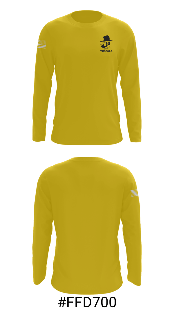 Long Sleeve Performance Shirt, Tuscola High School Swimming, Swimming, Teamtime, Team time, sublimation, custom sports apparel, team uniforms, spirit wear, spiritwear, sports uniforms, custom shirts, team store, custom team store, fundraiser sports, apparel fundraiser