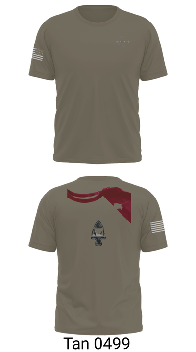 Alpha, 4, Apaches 64574803 Short Sleeve Performance Shirt - 38