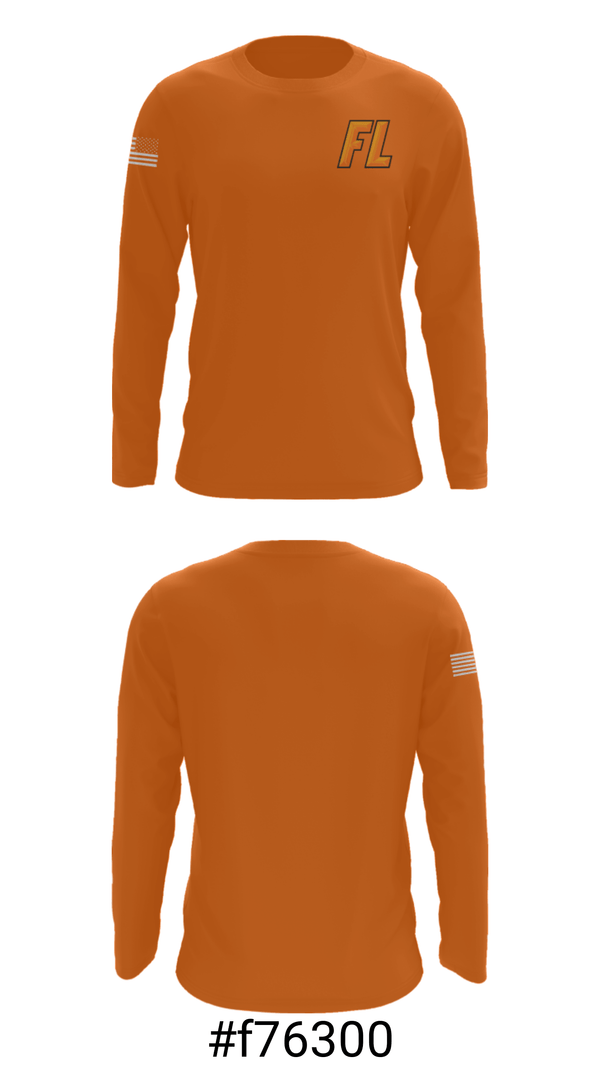 Long Sleeve Performance Shirt, Fort Lee Boys Basketball, Men's Basketball, Teamtime, Team time, sublimation, custom sports apparel, team uniforms, spirit wear, spiritwear, sports uniforms, custom shirts, team store, custom team store, fundraiser sports, apparel fundraiser