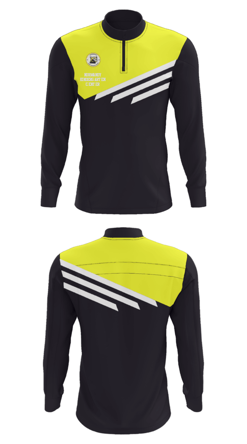 Quarter Zip Jacket, Normandy Kindergarten Center, Spirit Store, Teamtime, Team time, sublimation, custom sports apparel, team uniforms, spirit wear, spiritwear, sports uniforms, custom shirts, team store, custom team store, fundraiser sports, apparel fundraiser