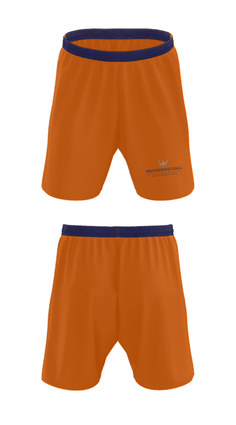 Athletic Shorts With Pockets, Resurgence Hall Charter School, Spirit Store, Teamtime, Team time, sublimation, custom sports apparel, team uniforms, spirit wear, spiritwear, sports uniforms, custom shirts, team store, custom team store, fundraiser sports, apparel fundraiser