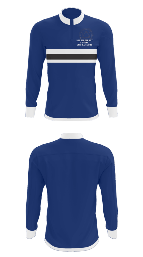 Quarter Zip Jacket, Blessed Trinity Regional Catholic School, Spirit Store, Teamtime, Team time, sublimation, custom sports apparel, team uniforms, spirit wear, spiritwear, sports uniforms, custom shirts, team store, custom team store, fundraiser sports, apparel fundraiser