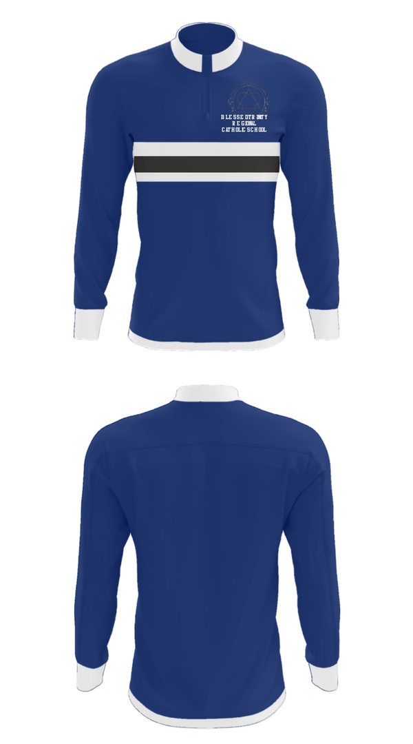 Quarter Zip Jacket, Blessed Trinity Regional Catholic School, Spirit Store, Teamtime, Team time, sublimation, custom sports apparel, team uniforms, spirit wear, spiritwear, sports uniforms, custom shirts, team store, custom team store, fundraiser sports, apparel fundraiser