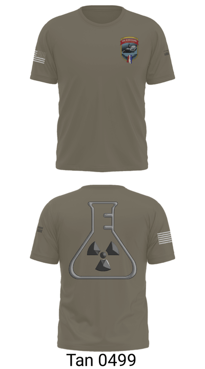USS Mississippi 78195708 Short Sleeve Performance Shirt - 38