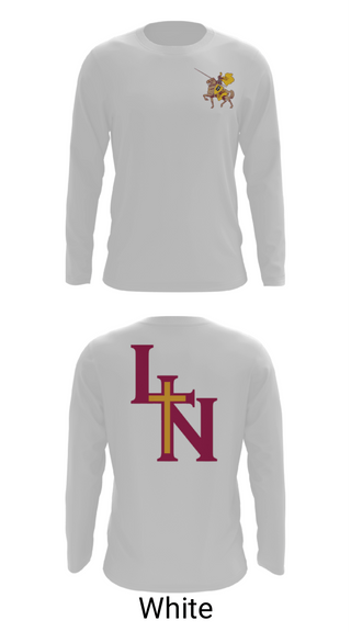 Long Sleeve Performance Shirt, Lutheran North High School Basketball, Women's Basketball, Teamtime, Team time, sublimation, custom sports apparel, team uniforms, spirit wear, spiritwear, sports uniforms, custom shirts, team store, custom team store, fundraiser sports, apparel fundraiser