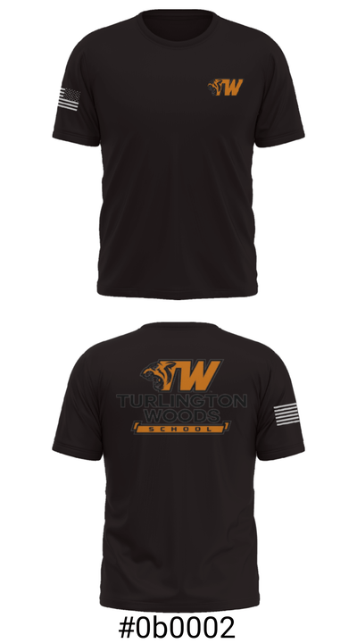Turlington Woods Alternative School 19536572 Short Sleeve Performance Shirt - 19