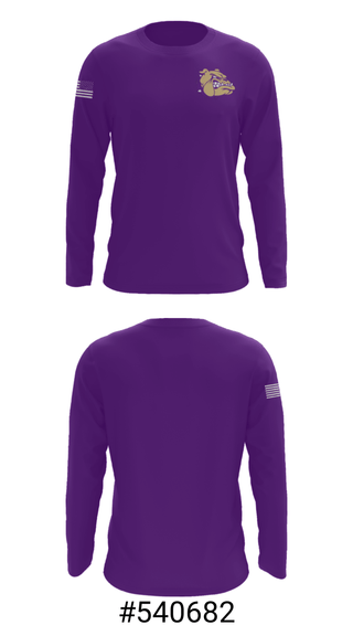 Long Sleeve Performance Shirt, Baker Middle School Wrestling, Wrestling, Teamtime, Team time, sublimation, custom sports apparel, team uniforms, spirit wear, spiritwear, sports uniforms, custom shirts, team store, custom team store, fundraiser sports, apparel fundraiser