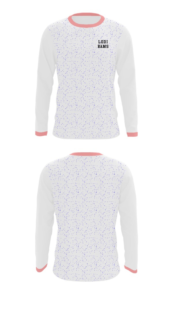 Long Sleeve Performance Shirt, Lodi Rams, Men's Basketball, Teamtime, Team time, sublimation, custom sports apparel, team uniforms, spirit wear, spiritwear, sports uniforms, custom shirts, team store, custom team store, fundraiser sports, apparel fundraiser
