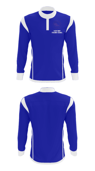 Quarter Zip Jacket, Westbury Friends School, Spirit Store, Teamtime, Team time, sublimation, custom sports apparel, team uniforms, spirit wear, spiritwear, sports uniforms, custom shirts, team store, custom team store, fundraiser sports, apparel fundraiser