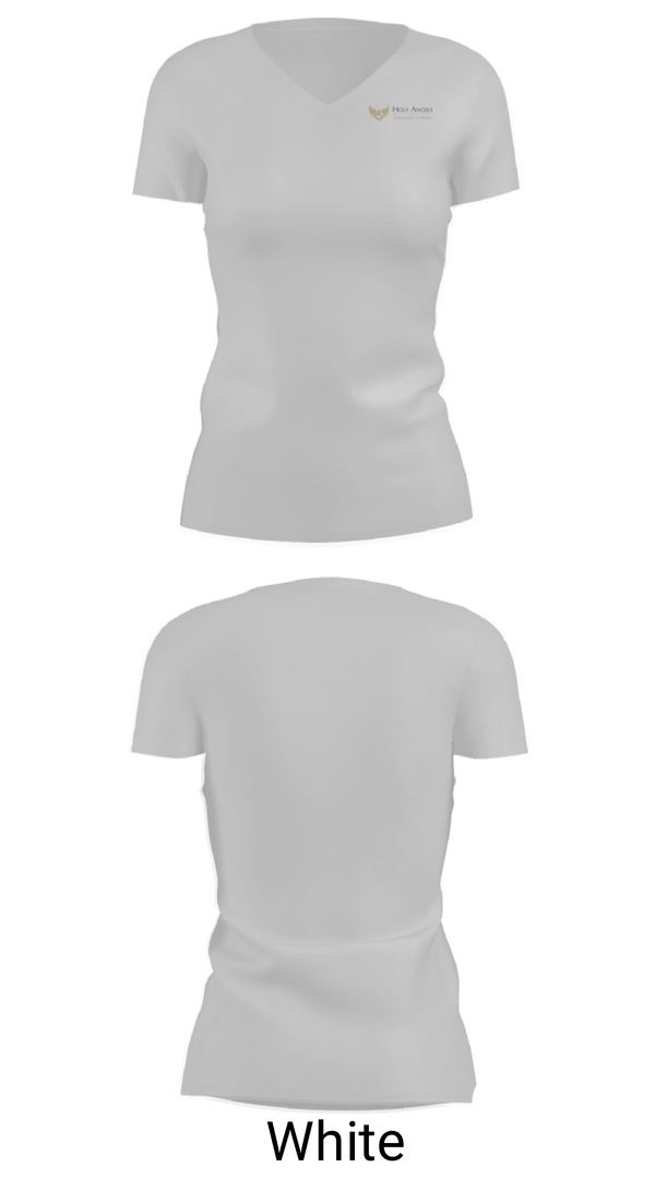 Women's Short Sleeve Vneck Shirt, Holy Angels Catholic School, Spirit Store, Teamtime, Team time, sublimation, custom sports apparel, team uniforms, spirit wear, spiritwear, sports uniforms, custom shirts, team store, custom team store, fundraiser sports, apparel fundraiser