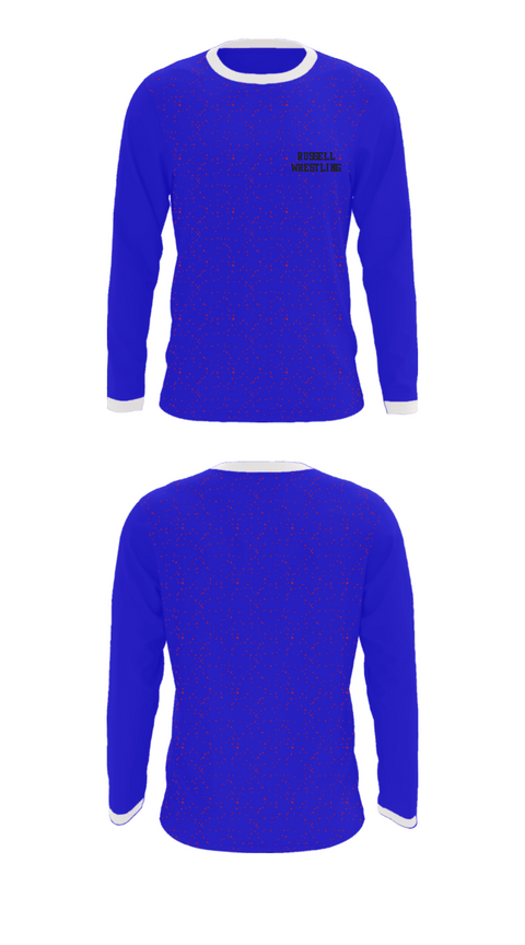 Long Sleeve Performance Shirt, RUSSELL WRESTLING, Wrestling, Teamtime, Team time, sublimation, custom sports apparel, team uniforms, spirit wear, spiritwear, sports uniforms, custom shirts, team store, custom team store, fundraiser sports, apparel fundraiser