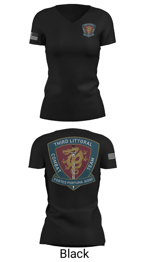 Women's Short Sleeve Vneck Shirt, , Marines, Teamtime, Team time, sublimation, custom sports apparel, team uniforms, spirit wear, spiritwear, sports uniforms, custom shirts, team store, custom team store, fundraiser sports, apparel fundraiser