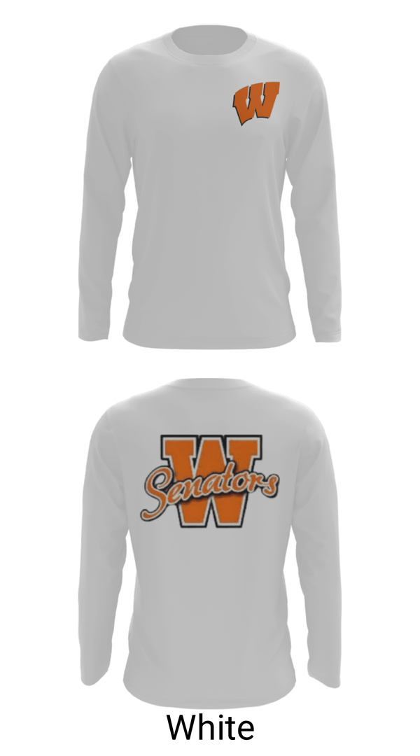 Long Sleeve Performance Shirt, Portsmouth West High School Basketball, Women's Basketball, Teamtime, Team time, sublimation, custom sports apparel, team uniforms, spirit wear, spiritwear, sports uniforms, custom shirts, team store, custom team store, fundraiser sports, apparel fundraiser