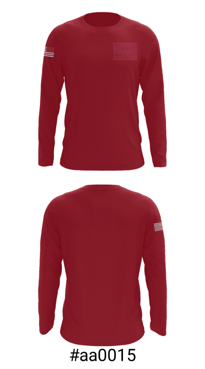 Beth Haven Bearcats 478141 Long Sleeve Performance Shirt - 18