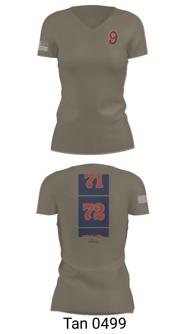 Women's Short Sleeve Vneck Shirt, Vacaville fire, Fire Department, Teamtime, Team time, sublimation, custom sports apparel, team uniforms, spirit wear, spiritwear, sports uniforms, custom shirts, team store, custom team store, fundraiser sports, apparel fundraiser