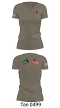 802 OD 21261631 Women's Short Sleeve V-neck Shirt - 36