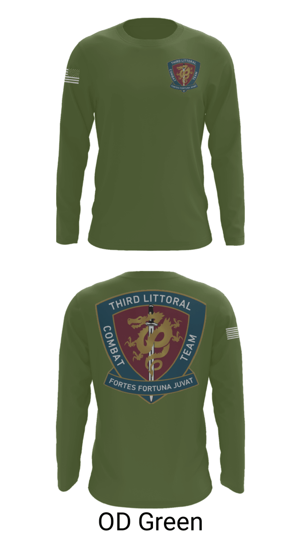 Long Sleeve Performance Shirt, , Marines, Teamtime, Team time, sublimation, custom sports apparel, team uniforms, spirit wear, spiritwear, sports uniforms, custom shirts, team store, custom team store, fundraiser sports, apparel fundraiser