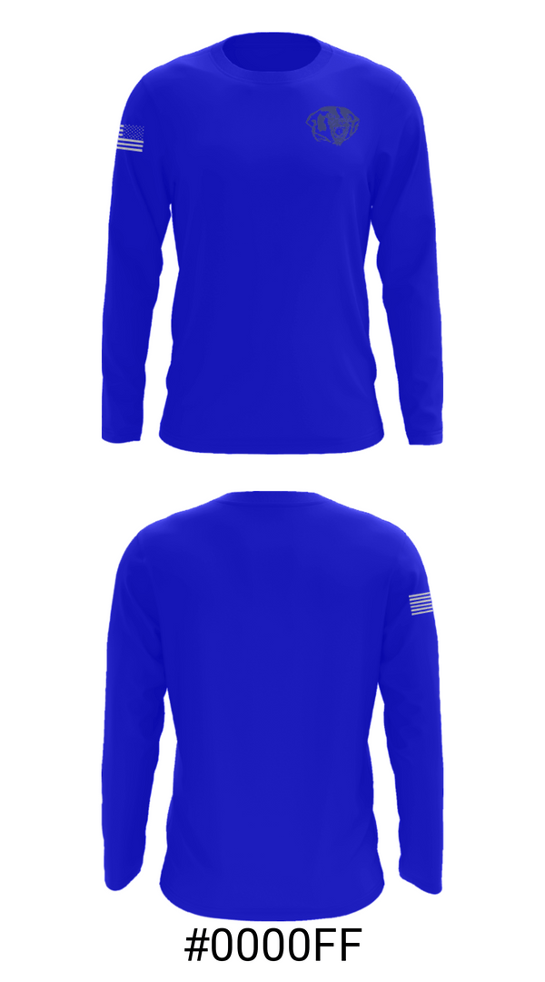 Long Sleeve Performance Shirt, Ben Bolt-Palito Blanco High School Basketball, Men's Basketball, Teamtime, Team time, sublimation, custom sports apparel, team uniforms, spirit wear, spiritwear, sports uniforms, custom shirts, team store, custom team store, fundraiser sports, apparel fundraiser