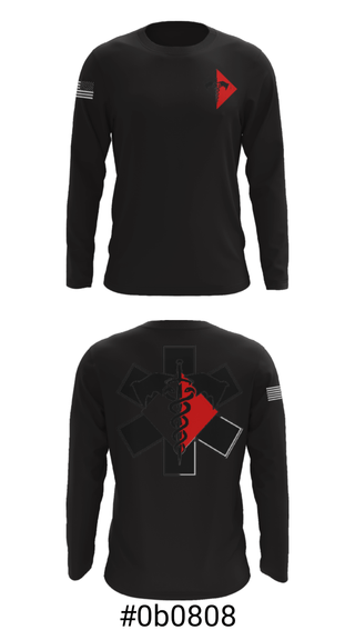 Long Sleeve Performance Shirt, 307th Medics, Army, Teamtime, Team time, sublimation, custom sports apparel, team uniforms, spirit wear, spiritwear, sports uniforms, custom shirts, team store, custom team store, fundraiser sports, apparel fundraiser