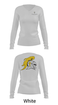 Christian Academy of Indiana 63025914 Women's Long Sleeve V-neck Shirt - 6