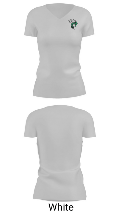 Frazee High School Basketball 25462316 Women's Short Sleeve V-neck Shirt - 7