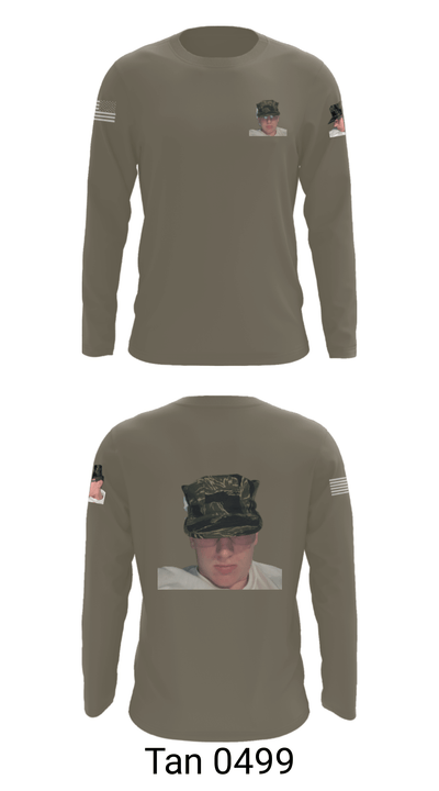 Airborne division 64639973 Long Sleeve Performance Shirt - 35