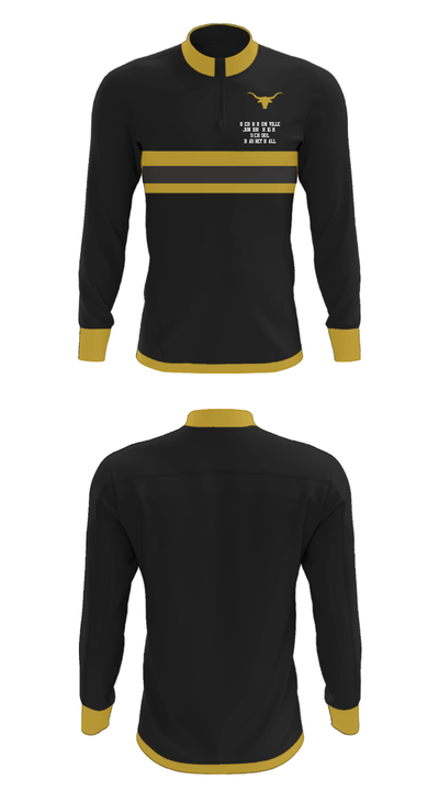 Hebbronville Junior High School Basketball 91750070 Quarter Zip Jacket - 31