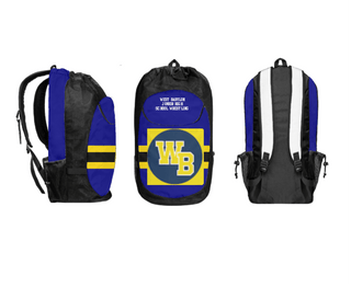 Gear Bag, West Babylon Junior High School Wrestling, Wrestling, Teamtime, Team time, sublimation, custom sports apparel, team uniforms, spirit wear, spiritwear, sports uniforms, custom shirts, team store, custom team store, fundraiser sports, apparel fundraiser