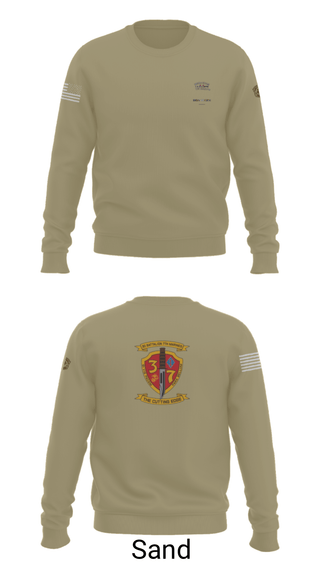 Crew Neck Sweatshirt, 3rd. Battalion 7th. Marines, Marines, Teamtime, Team time, sublimation, custom sports apparel, team uniforms, spirit wear, spiritwear, sports uniforms, custom shirts, team store, custom team store, fundraiser sports, apparel fundraiser