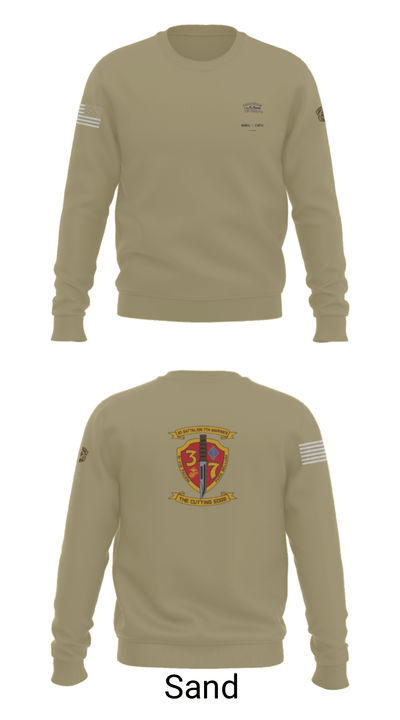 3rd. Battalion 7th. Marines 15768807 Crew Neck Sweatshirt - 42