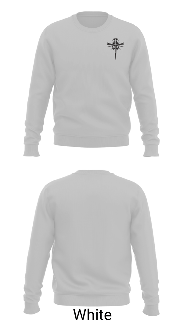 Crew Neck Sweatshirt, CONFLICTED RECORDS, , Teamtime, Team time, sublimation, custom sports apparel, team uniforms, spirit wear, spiritwear, sports uniforms, custom shirts, team store, custom team store, fundraiser sports, apparel fundraiser