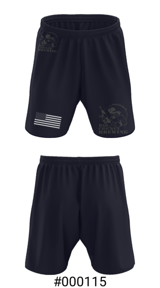 Athletic Shorts With Pockets, Bad Chicken Brewing, Army, Teamtime, Team time, sublimation, custom sports apparel, team uniforms, spirit wear, spiritwear, sports uniforms, custom shirts, team store, custom team store, fundraiser sports, apparel fundraiser