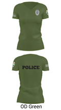 TAYLORSVILLE POLICE DEPARTMENT 5910107 Women's Short Sleeve V-neck Shirt - 28