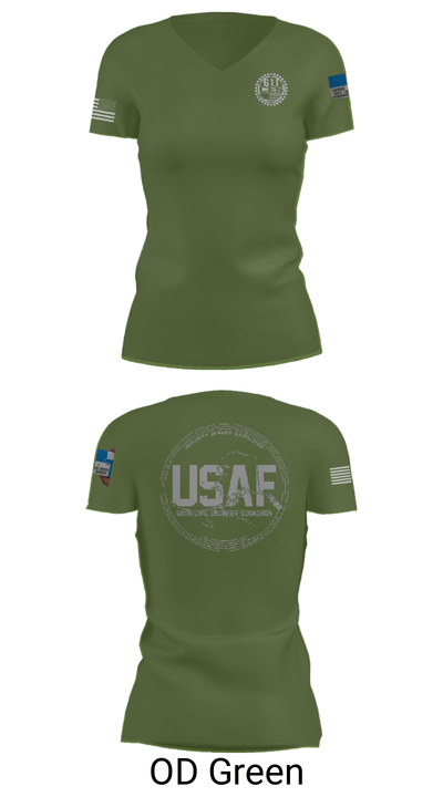 611 CES 65338274 Women's Short Sleeve V-neck Shirt - 28